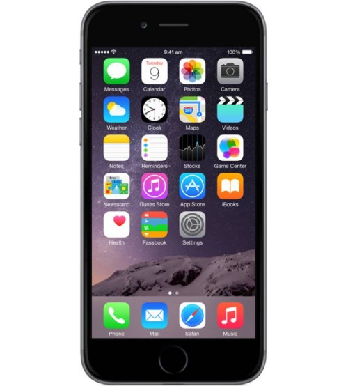 Apple iPhone 6, 64 GB, 1 GB RAM, Single SIM, 8 MP Rear Camera, iOS 8, Space Grey